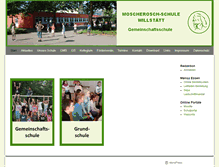 Tablet Screenshot of moscherosch-schule.de